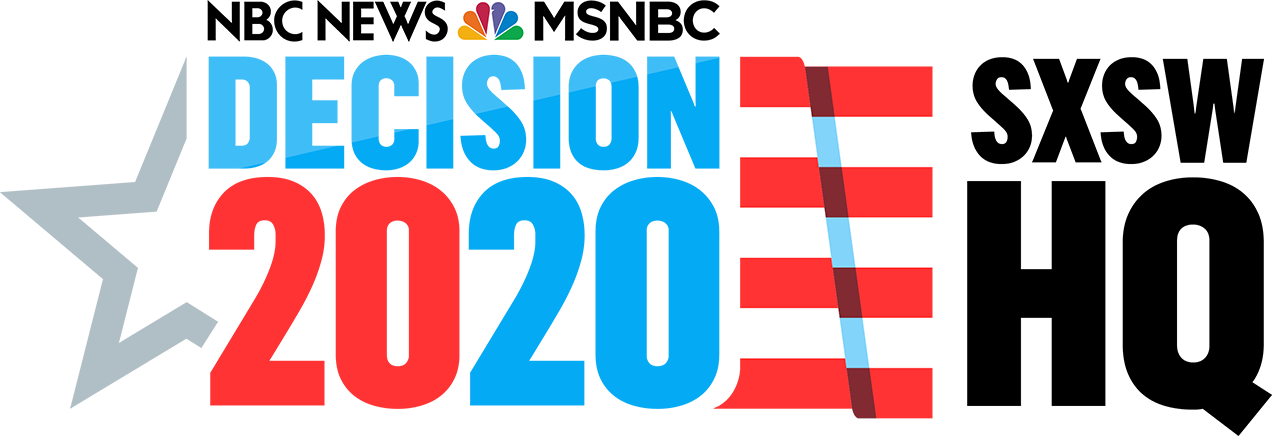 NBC News & MSNBC Decision 2020 logo